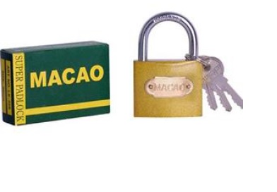 [62328] Candado Dorado 25mm Grueso