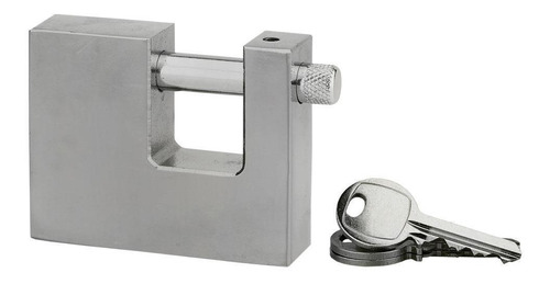 [65253] Candado Pulido Perno Horizontal 80mm
