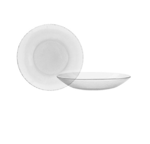 [41990] Plato Hondo Vidrio Mod Forjado