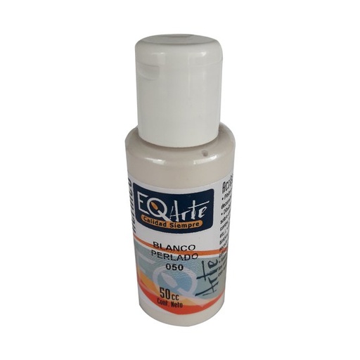 [40570] Acrilico Decorativo Blanco Perlado 50Cc