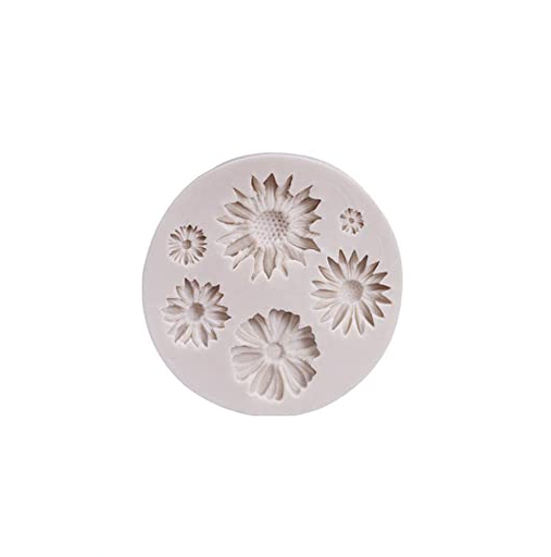 [45799] Moldes Resina - Placa Margarita Y Girasol