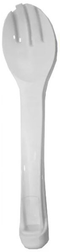 [63129] Pinza Para Ensalada Plast Doble Uso Marfil