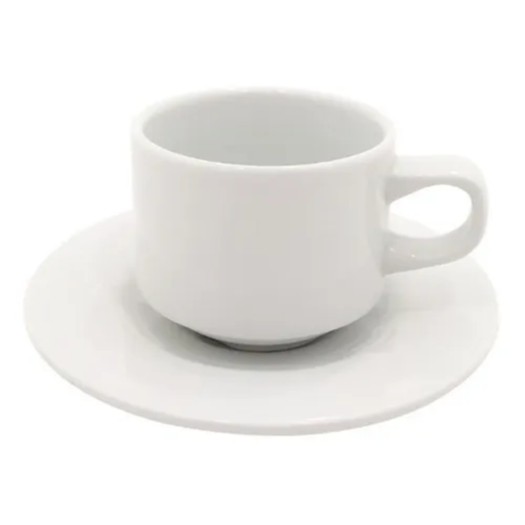 [41517] Taza De Te Con Plato Melamina