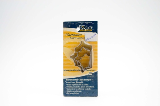 [43822] Cortante Acero Inox Coronas Mini X 3 Blister