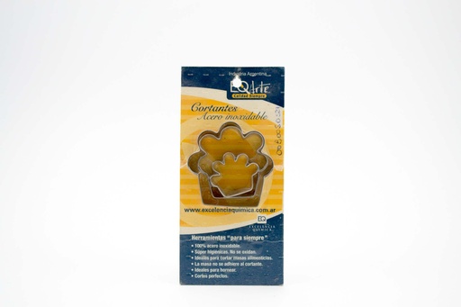 [43817] Cortante Acero Inox Cupcake X 3 Blister