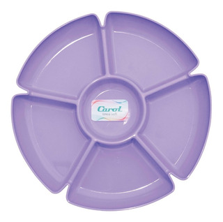 [53384] Copetinero Plastico Cristal 6 Bocas