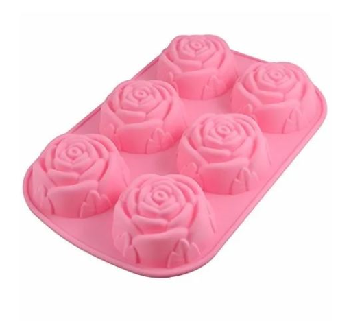 [45823] Moldes Flexibles - Cuadrado Rositas