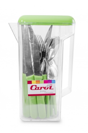 [49329] Jarra Plasttica Crist. Tapa Verde   1.25L