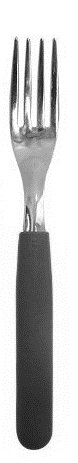 [41482] Tenedor Mesa 409 Negra C/U