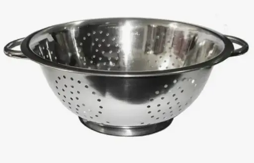 [40135] Colapasta Acero Inox C/Base C/Asas 24cm