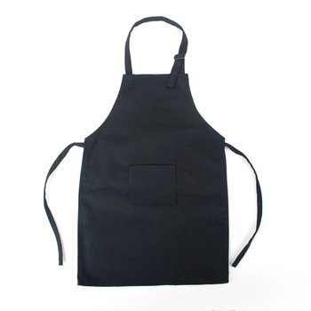 [40129] Delantal Pechera Negro