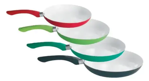 [62415] Sarten C/Ceramica Antiadh  M. Silic. Ø28 Rojo