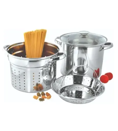 [52227] Cacerola Y Vap C/Tapa V D 24 Set X 4