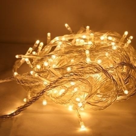 [76401] Luces De Navidad Led 100 Blcas Calida X10 Mts