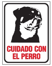 [52189] Cartel Alto Impacto Botiquin 20 X 46 X 0.8