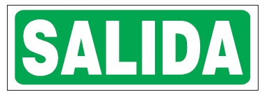 [52190] Cartel 14 X 41 Salida