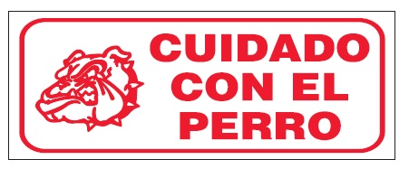 [62347] Cartel 15x30 Perro