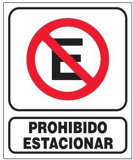 [62351] Cartel 30 X 40 Cm X 0.6mm Sal. Emerg/Alto. Vol/No Entrar