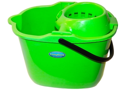 [65725] Balde Escurridor Con Ruedas 17 Lts