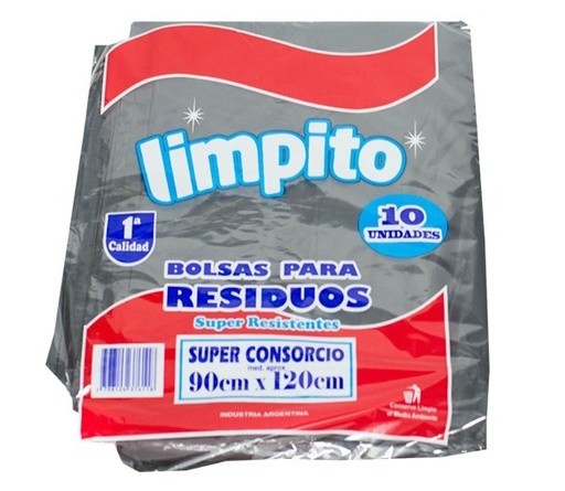 [56647] Bolsa Residuos Consorcio 90x120 Verdes