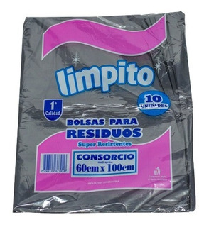 [56993] Bolsa De Residuos 90x120 LIMPITO Paqx10unid