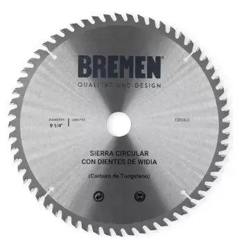 [76434] Disco Sierra Circular 9 1/4"-48 Dtes.WIDIA (ø25mm) BREMEN®
