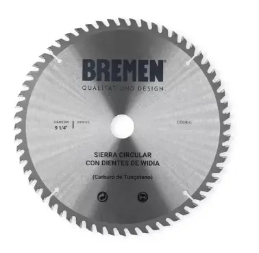 [76435] Disco Sierra Circular 9 1/4"-60 Dtes.WIDIA (ø25mm) BREMEN®