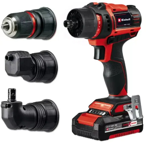 [76408] Taladro Atornillador Inalámbrico Einhell Te-cd18/45 3x-li+22