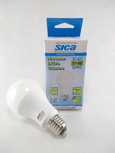 [53154] Lamp LED Clasica 15W E27 Fria Luz Dia