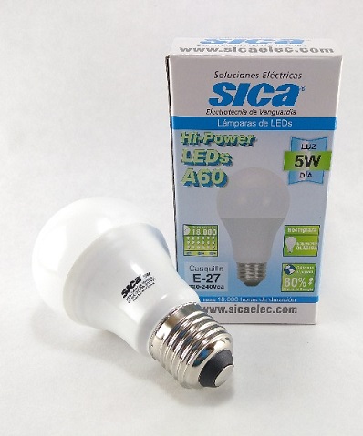 [53146] Lamp LED Clasica 5W E27 Fria Luz Dia