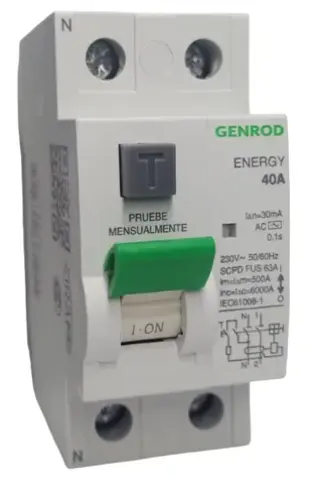 [76553] Disyuntor 4P 40A 30mA AC