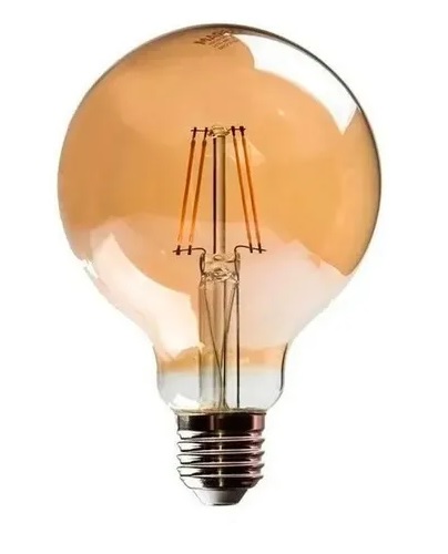 [76580] Lampara Led Filamento Globo 6W