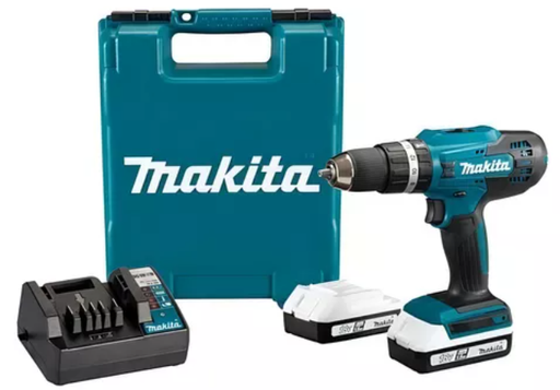 [76613] Taladro Percutor Inalámbrico Makita 18v 13mm