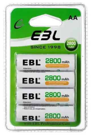 [76641] Pila Recargable AA EBL $ X Unid (Blister X 4)