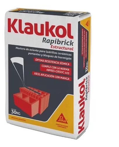 [76702] Klaukol Rapibrick Estructural  X 25 Kg