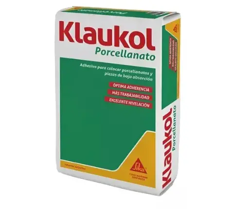 [76724] Klaukol Porcelanato Verde Fluido X 25 Kg  *Nuevo Formato*