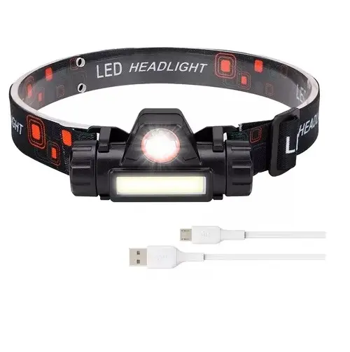[76739] Linterna Minero Vincha  C/Punta Iman Led Recargable