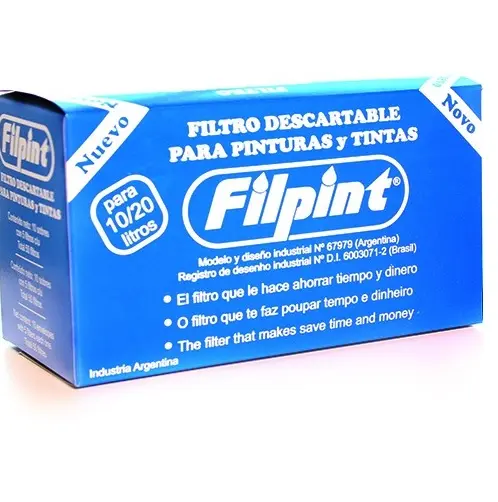 [76742] Filtro Para Pintura  1-4 Lts Premium Filpint $ X Sobre 10U