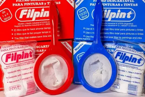 [76743] Colador Con Filtro Para Pintura  Filpint