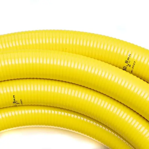 [76842] Manguera Amarilla Aspirante Expelente 2" $ X Mts (R30mts) Heliflex