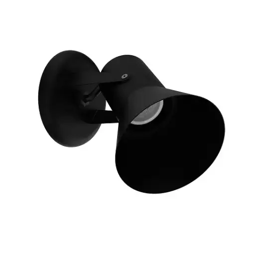 [76846] Spot Metalico 1 Luz Con Base Negro Texturado Spotsline