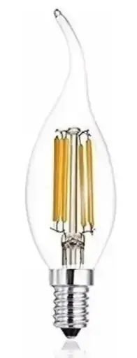 [76854] Lampara Halo Antique C35 E14 24W 2700K Calida (1244455)