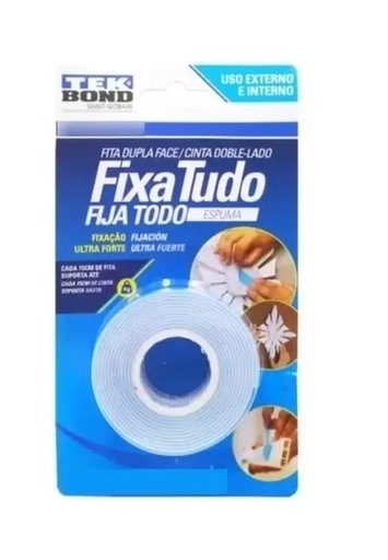 [76905] Cinta Doble Faz Espumada 19mmx1.5mts