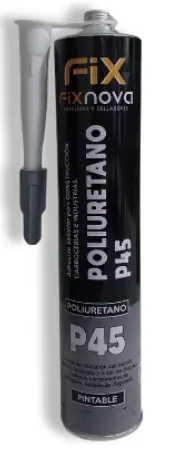 [76917] Sellador De Poliuretano Fixnova P45 negro 300ml 
