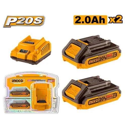 [76936] Set De 2 Baterias De Litio P20S 2AH