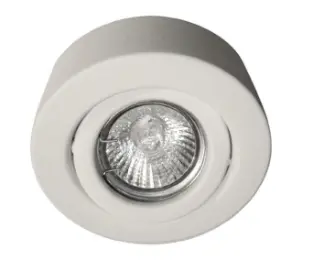 [76966] Plafon 1L Gu10 Red Semi-Embutido Movimiento Blanco