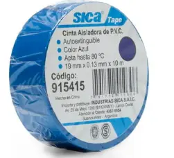 [76975] Cinta Aisladora Azul 19mm X 10 M Sica