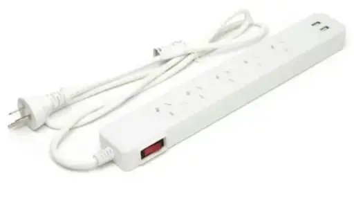 [76978] Prolongador Alargue Sica 5 Tomas 220v + 2 Cargadores Usb