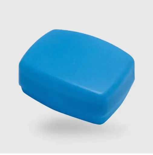 [45753] Jabonera Plastica Con Tapa Para Baño SINA