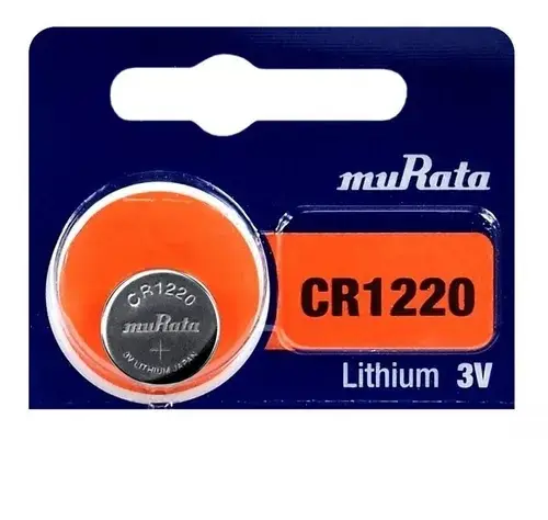 [77027] Pila CR1220   $X Unidad (Blister X 5) Murata